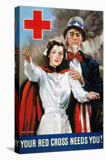 World War Ii: Red Cross-James Montgomery Flagg-Premier Image Canvas