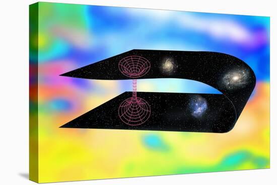 Wormhole Through Hyperspace, Artwork-Victor De Schwanberg-Premier Image Canvas