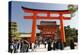 Worship Hall and Torii Gate, Fushimi Inari Taisha Shrine, Kyoto, Japan, Asia-Stuart Black-Premier Image Canvas