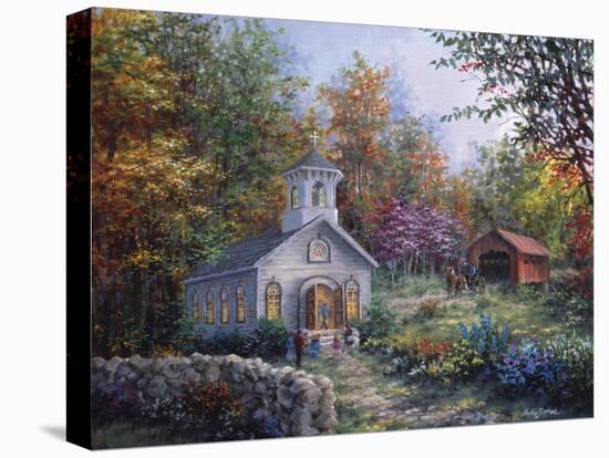 Worship in the Country-Nicky Boehme-Premier Image Canvas