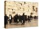 Worshippers at the Western Wall, Jerusalem, Israel, Middle East-Michael DeFreitas-Premier Image Canvas