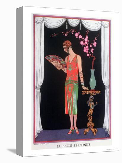 Worth Evening Dress, Fashion Plate from Gazette Du Bon Ton, 1925-Georges Barbier-Premier Image Canvas