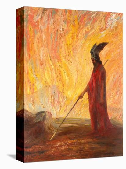 Wotan's Farewell and Magic Fire-Hermann Hendrich-Premier Image Canvas