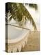 Woven Hammock under Palm Tree-Merrill Images-Premier Image Canvas