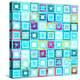 Woven Word Quilt 2-Elle Stewart-Stretched Canvas