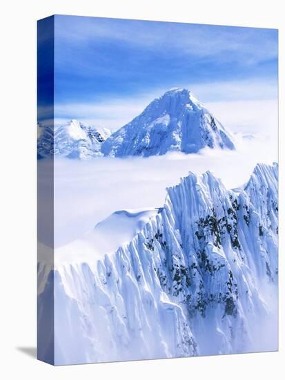 Wrangell Mountains and Clouds-Joseph Sohm-Premier Image Canvas