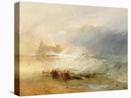 Wreckers - Coast of Northumberland, with a Steam Boat Assisting a Ship Off Shore, 1834-J. M. W. Turner-Premier Image Canvas