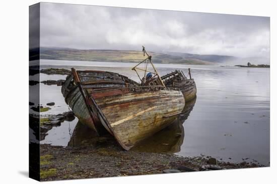 Wrecks of Fishing Boats, Near Salen, Isle of Mull-Gary Cook-Premier Image Canvas