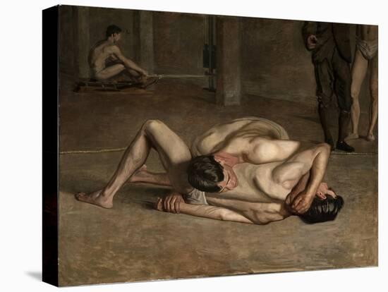 Wrestlers, 1899-Thomas Cowperthwait Eakins-Premier Image Canvas