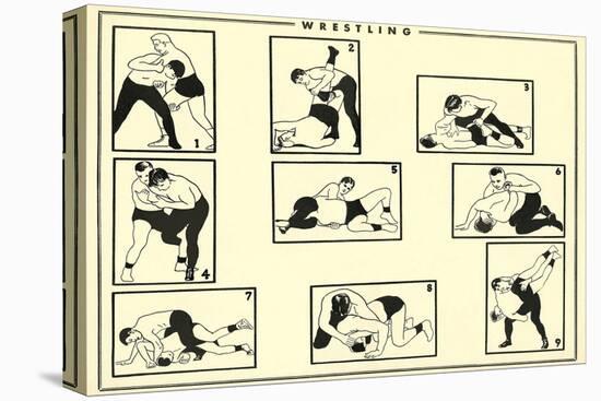 Wrestling Techniques-null-Stretched Canvas