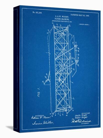 Wright Brother's Flying Machine Patent-null-Stretched Canvas