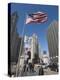 Wrigley Building on Left, Tribune Building Center, Chicago, Illinois, USA-Robert Harding-Premier Image Canvas