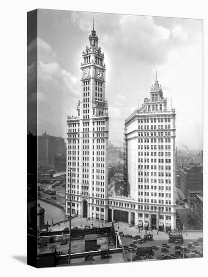 Wrigley Building on Michigan Avenue in Chicago, Ca. 1928-null-Premier Image Canvas