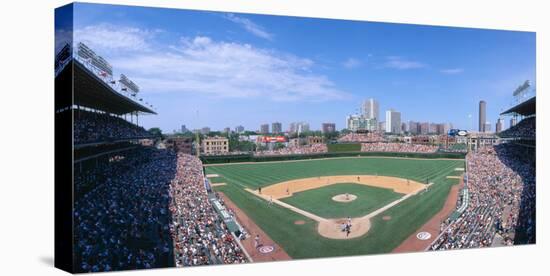 Wrigley Field, Chicago, Cubs V. Rockies, Illinois-null-Stretched Canvas