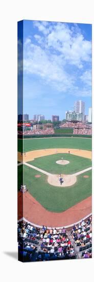 Wrigley Field, Chicago, Cubs V. Rockies, Illinois-null-Stretched Canvas