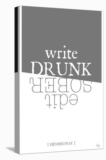 Write drunk edit sober-Kimberly Glover-Premier Image Canvas