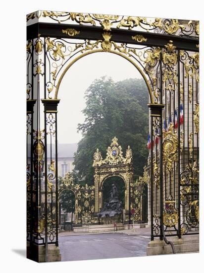 Wrought Iron by Lamor, Restored, Place Stanislaus, Nancy, Lorraine, France-Adam Woolfitt-Premier Image Canvas