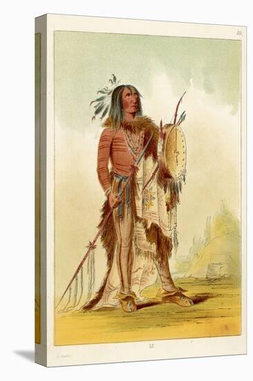 Wun-Nes-Tou Medicine-Man of the Blackfeet People-George Catlin-Premier Image Canvas