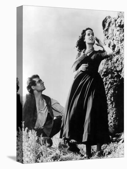 Wuthering Heights, Laurence Olivier, Merle Oberon, 1939-null-Stretched Canvas