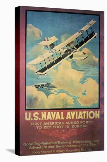 Ww1 Us Naval Aviation Recruiting Poster, 1918-null-Premier Image Canvas