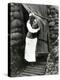 WWI, AEF Army Nurse Wearing Gas Mask-Science Source-Premier Image Canvas