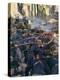 WWI, Belgian Resistance-Cyrus Cuneo-Stretched Canvas