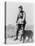 WWI Sergeant and Dog Wearing Gas Masks Photograph-Lantern Press-Stretched Canvas