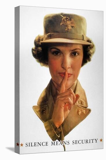 WWII: Careless Talk Poster-null-Premier Image Canvas