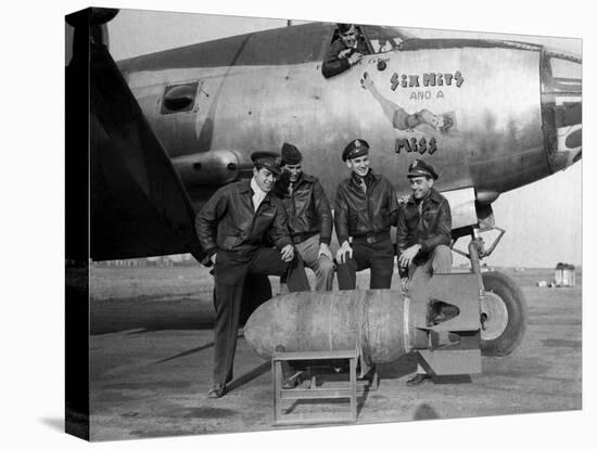 WWII Europe England U.S. Air Force Pilot Crews-HWC-Premier Image Canvas