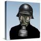 Wwii Gas Mask-anatomyofrockthe-Stretched Canvas