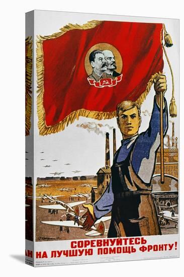 WWII: Russian Poster, 1942-null-Premier Image Canvas