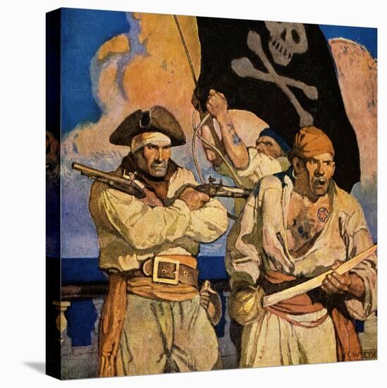 Wyeth: Treasure Island-Newell Convers Wyeth-Premier Image Canvas