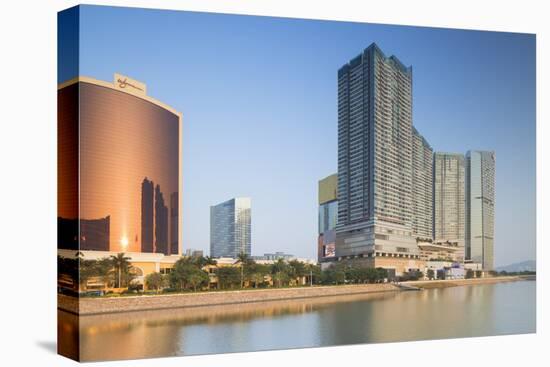 Wynn Hotel and One Central Complex, Macau, China, Asia-Ian Trower-Premier Image Canvas