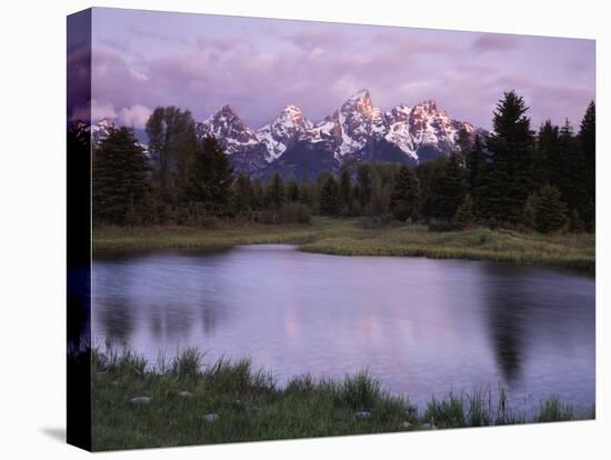 Wyoming, Grand Teton National Park, the Grand Tetons Above the Snake River-Christopher Talbot Frank-Premier Image Canvas