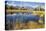 Wyoming, the Grand Teton Mountains are Reflected Along the Snake River at Schwabacher Landing-Elizabeth Boehm-Premier Image Canvas