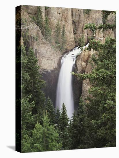 Wyoming, Yellowstone National Park, Tower Falls on Tower Creek-Christopher Talbot Frank-Premier Image Canvas