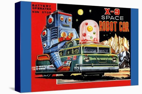 X-9 Space Robot Car-null-Stretched Canvas