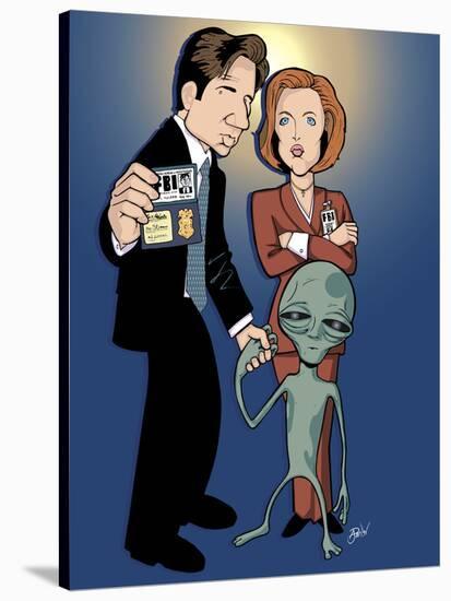 X-Files-Anthony Parisi-Stretched Canvas