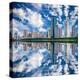 Xiamen, China Skyline on Yundang Lake-Sean Pavone-Premier Image Canvas