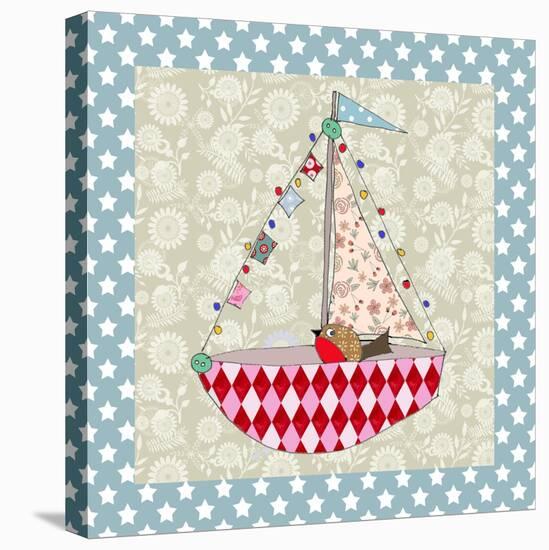 Xmas Boat-Effie Zafiropoulou-Premier Image Canvas