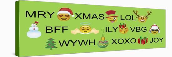 Xmas Emojis Text-Ali Lynne-Premier Image Canvas