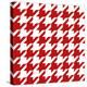 Xmas Houndstooth 2-Color Bakery-Premier Image Canvas