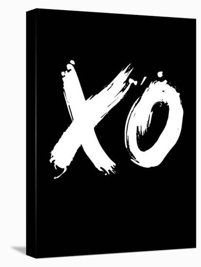 XO Black-NaxArt-Stretched Canvas