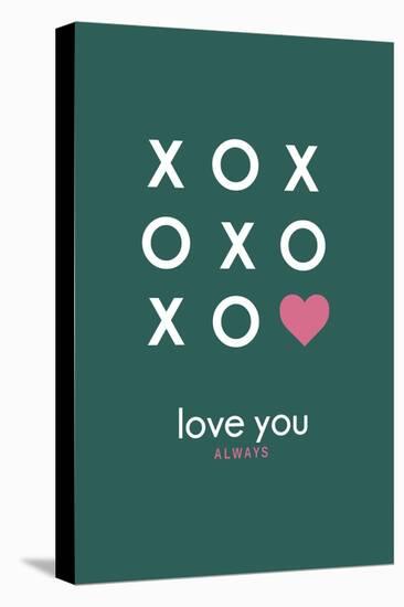 XoXo Design-Lantern Press-Stretched Canvas