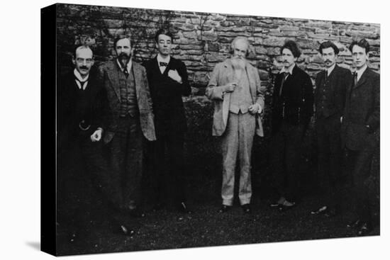 Y.B. Yeats with His Literary Circle, Sussex, 1914-English Photographer-Premier Image Canvas