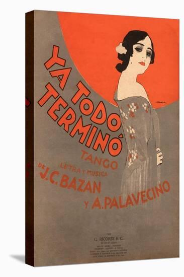 Ya Todo Termino Tango Music Sheet Cover-Leopoldo Metlicovitz-Premier Image Canvas