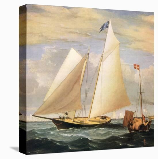 Yacht America, 1851-Fitz Hugh Lane-Premier Image Canvas