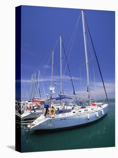 Yacht Harbor, Peloponnesos, Greece-Walter Bibikow-Premier Image Canvas