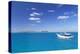 Yacht in Lagoon with Malolo Island, Mamanuca Islands, Fiji, South Pacific, Pacific-Ian Trower-Premier Image Canvas