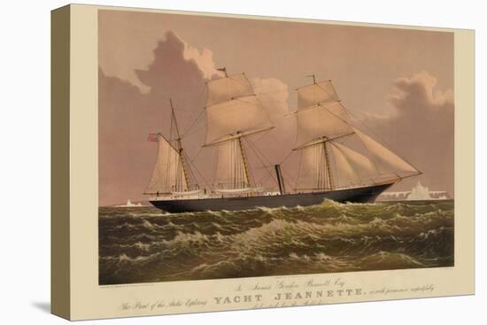 Yacht Jeannette-null-Stretched Canvas